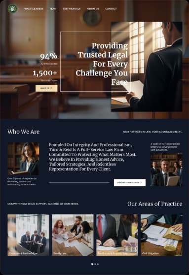 LawFirm Website Template | Modern Responsive Template for Lawyers & Attorneys