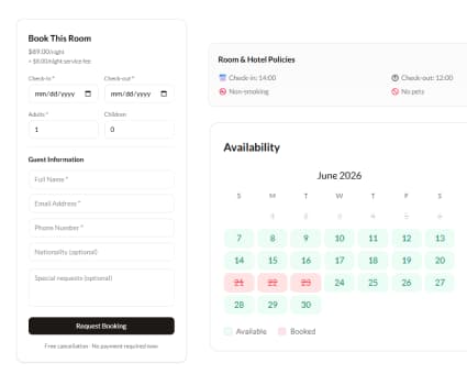 Check Availabity